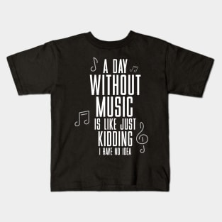 Music Quote Kids T-Shirt